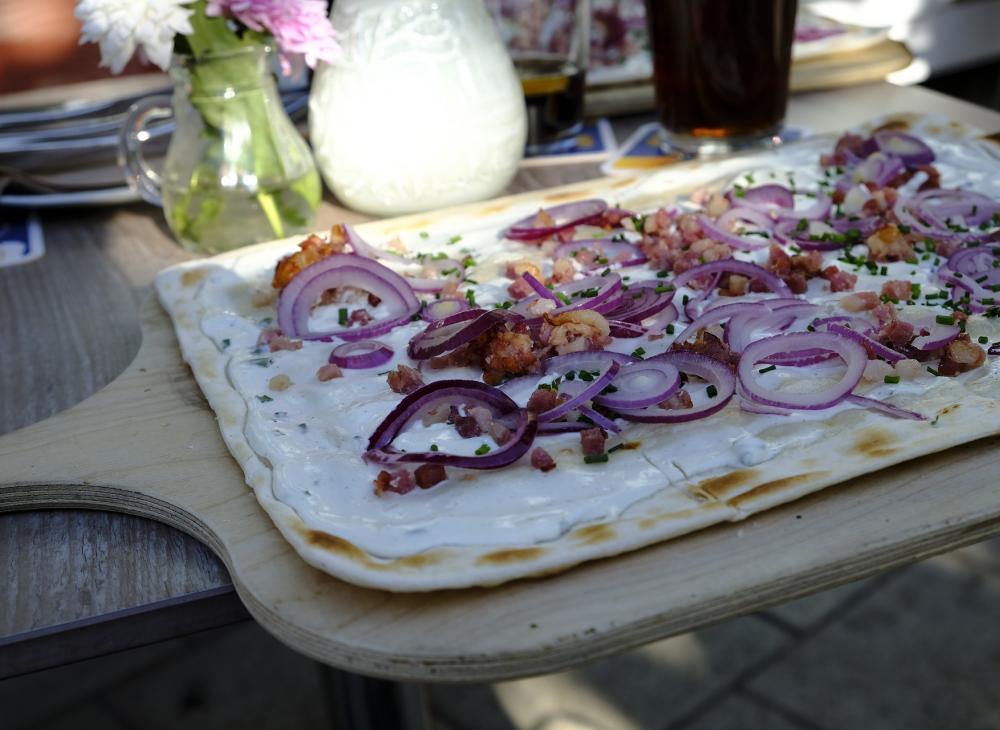 Flammkuchen im Elsass